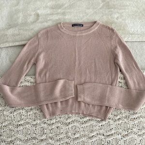 Brandy Melville muted pink long sleeve
